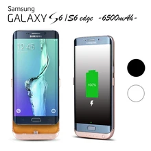 For Samsung Galaxy S6 Galaxy S6 edge Battery Charger Case Power Case Powerbanks External Backup Battery 6500mAh 0.8A Output