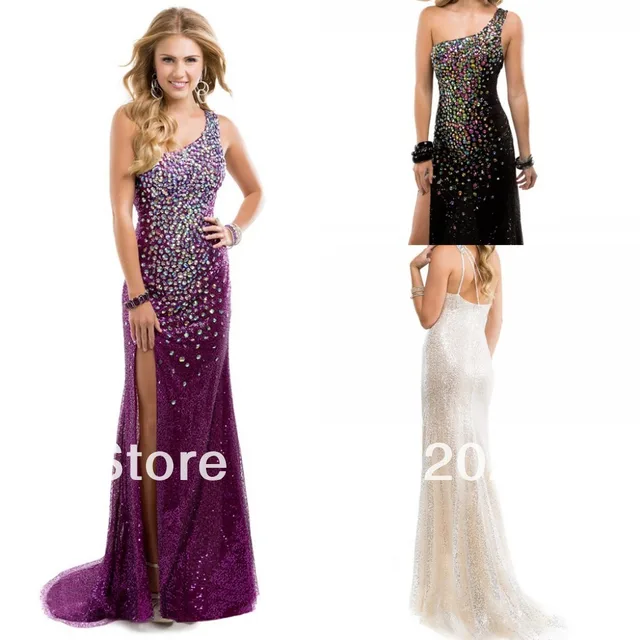 Right Shoulder Prom Dress
