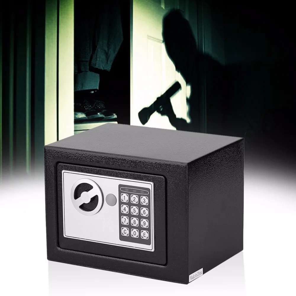 4.6L Professional safety box Home Digital Electronic Security Box Home Office Wall Type Jewelry Money Anti-Theft safe Box