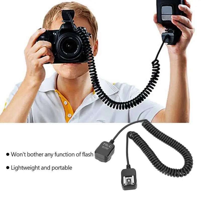 0,8 m ttl Off-camera Flash Расширение синхронизации Шнур для Canon для Nikon горячий башмак аксессуары для фонарика