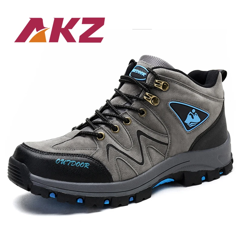 AKZ Mens Casual Shoes New Autumn Winter High Quality Suede Work shoes ...