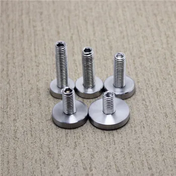 

free shipping 25mm*M8 diy threaded screw mirror nail Glass acrylic Decorative Nail household advertising screw fixed nail