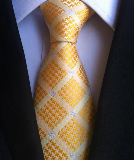 Модный Роскошный мужской галстук 8 см, Шелковый жаккардовый галстук, клетчатые галстуки в горошек, деловые вечерние свадебные галстуки, используемый подарок для мужского галстука - Цвет: A-41