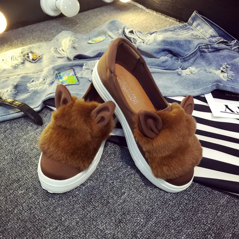 

Platform shoes Canvas shoes woman fashion 2015 white women shoes Casual shoes Black plus size 5-7.5 tenis feminino