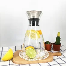 Температурный взрывозащищенный боросиликатный стеклянный холодный чайник большого объема бутылка сока бутылка для завтрака бутылка для сока и молока