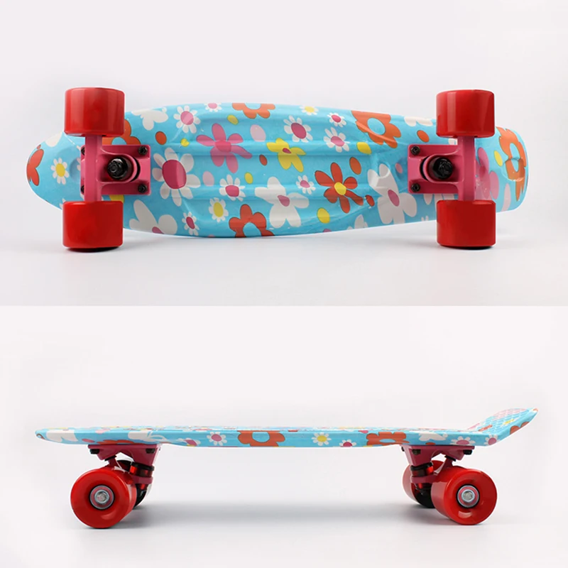 New 2016 Skateboard Kids Scooter skate board 22"Pastel