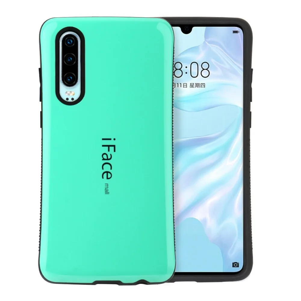 Чехол для Iface mall для huawei P30/P30 Pro/P30 Lite/Nova 4E Heavy Duty Противоударная задняя крышка Жесткий корпус защитит мобильный чехол для телефона