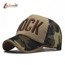 Летняя сетчатая бейсболка, женская модная шапка с надписью ROCK, мужское хлопковое белье, Snapback, хип-хоп, кепка, кепка для грузовика, Bone Drake Gorras