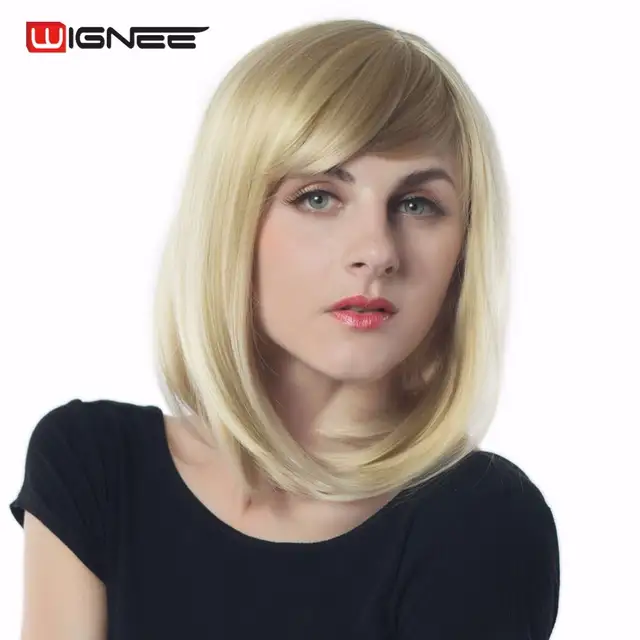 Internet Magazin Wignee Ni Kruzhevo Korotkij Bob Pryamye Volosy Vysokoe Temperatura Sinteticheskij Parik Smeshannyj Svetlo Korichnevyj Kosplej Volosy Parik Dlya Chernyj Belyj Dlya Zhenshin Aliexpress Dlya Mobilnyh