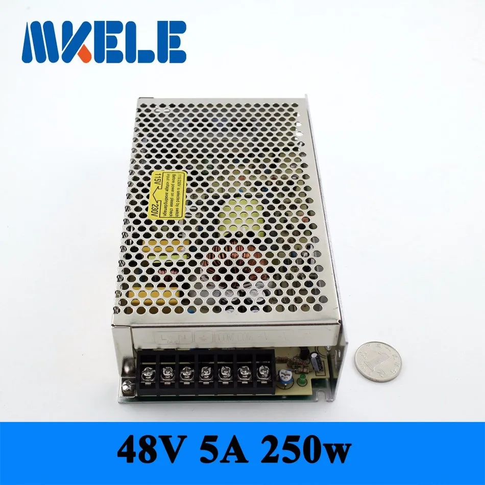 Блок питания водитель MS-250-48 250 вт dc48V 5А 250 Вт smps мини размер один выход нового типа импульсный источник питания новая модель