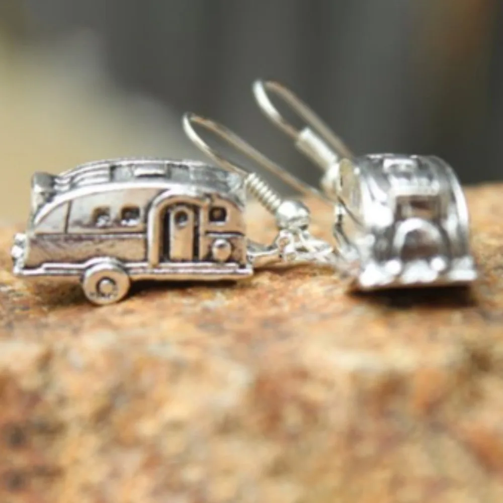 

Exquisite Earrings Creative Simple Metal Camper Trailer Earrings Ladies Jewelry New Style Ornaments Superb Pattern Brincos