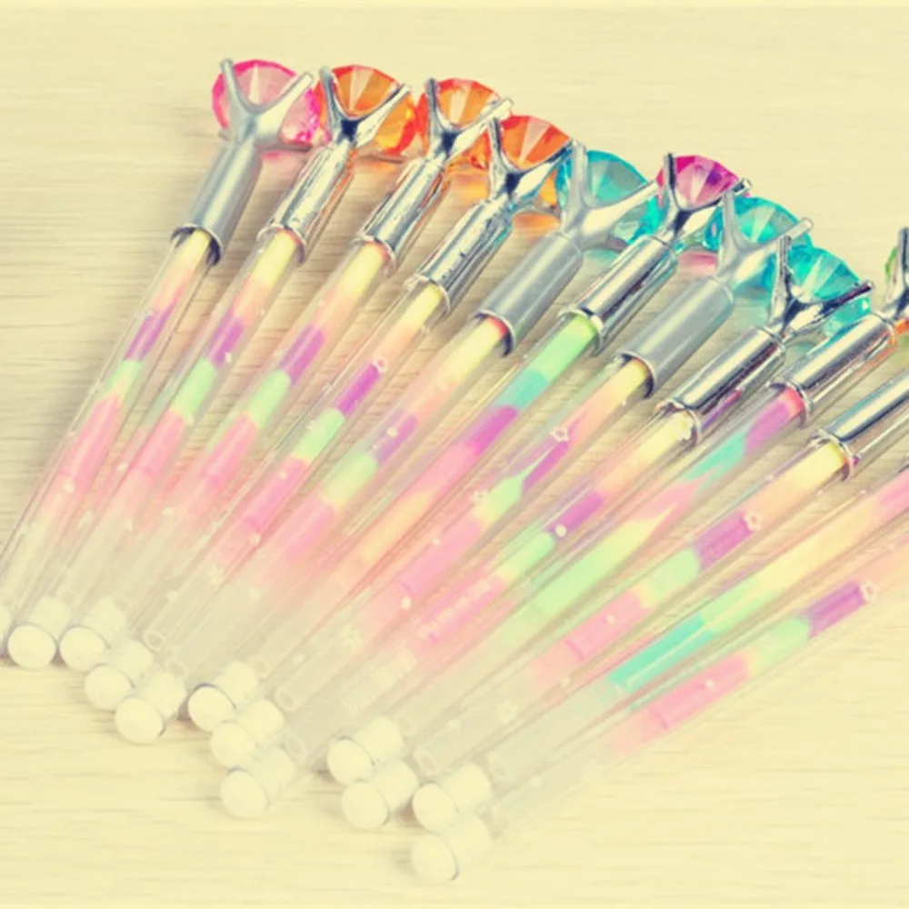 

Cute Kawaii Crystal Ball Pens Ballpen Trendy Large Diamond Ballpoint Pens Korean Pens For School Stationery Office Supplies