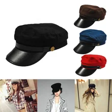 Мужская и Женская Повседневная Кепка на плоской подошве винтажная простая шикарная дышащая шляпа FS99