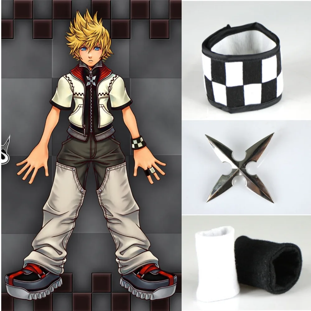 Athemis Cool Kingdom Hearts Roxas Cosplay Costumes accessories bracelet finger sets
Athemis Cool Kingdom Hearts Roxas Cosplay Costumes accessories bracelet finger sets
