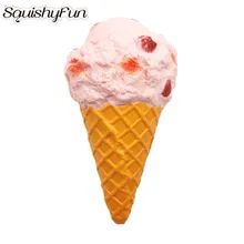 12 шт./лот Squishies рожки Для Мороженного медленно распрямляющийся мягкий Jumbo ароматизированное средство для снятия стресса игрушки рождественские подарки для детей