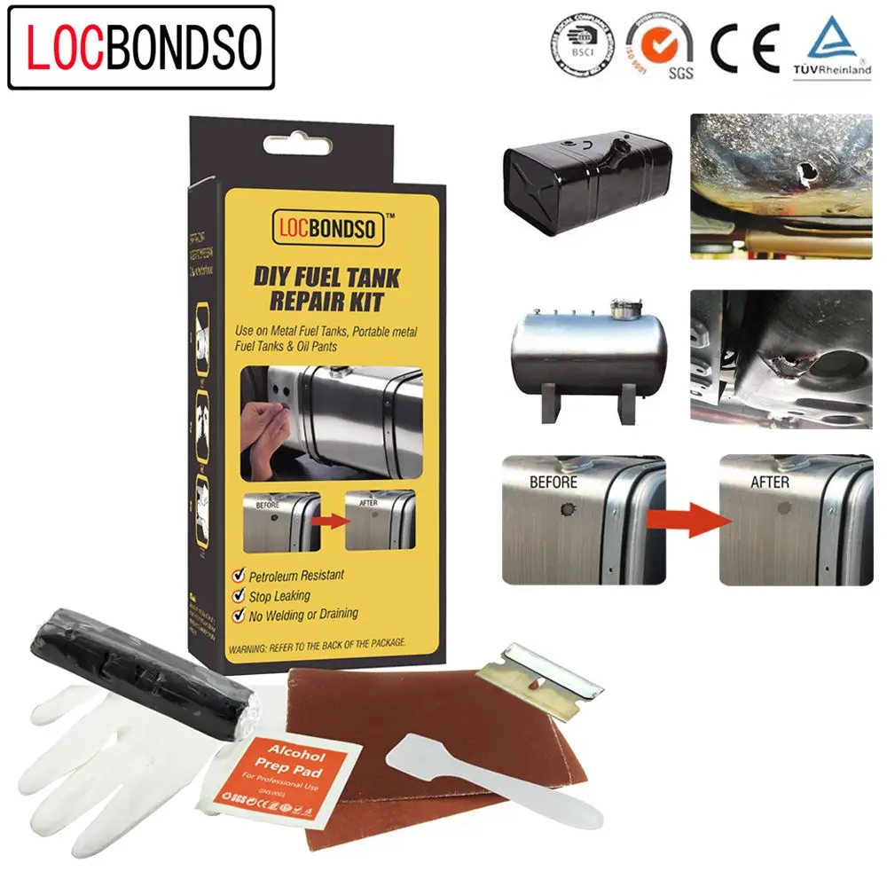 1 Set Professional DIY Fuel Tank Repair Putty Sealer Kit for