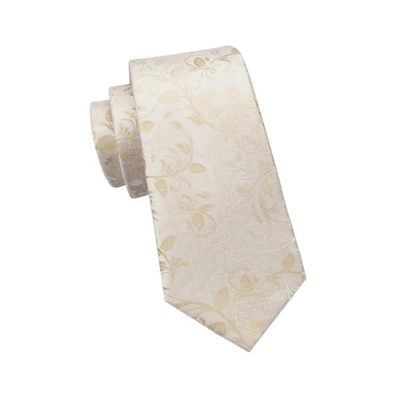 Классический шелковый галстук серый цветочный Галстук Hanky комплект запонок галстуки для мужчин деловые Свадебные C-1167