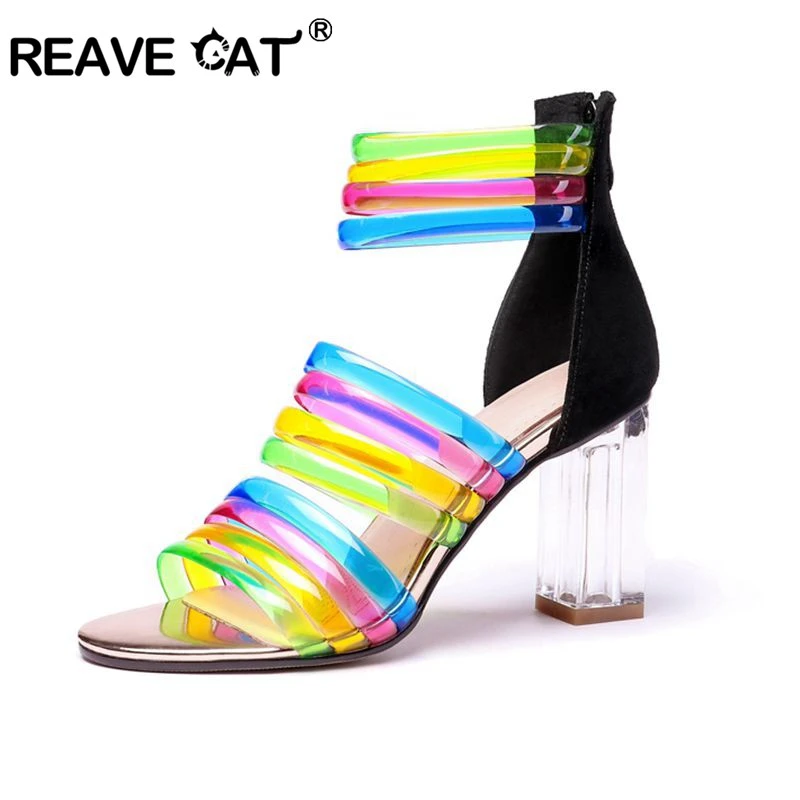 rainbow cat heels