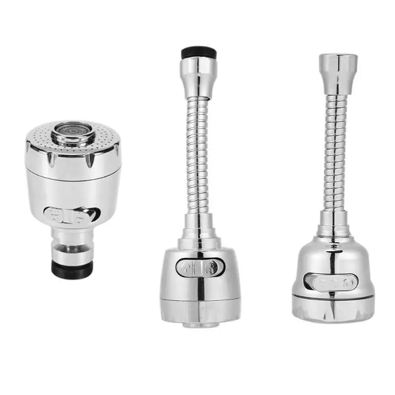 Anti-splash Flexible Operation Rotatable Tap Aerator Kitchen Sink Shower Bubbler Sprayer Faucet Connector High Quality Stainless