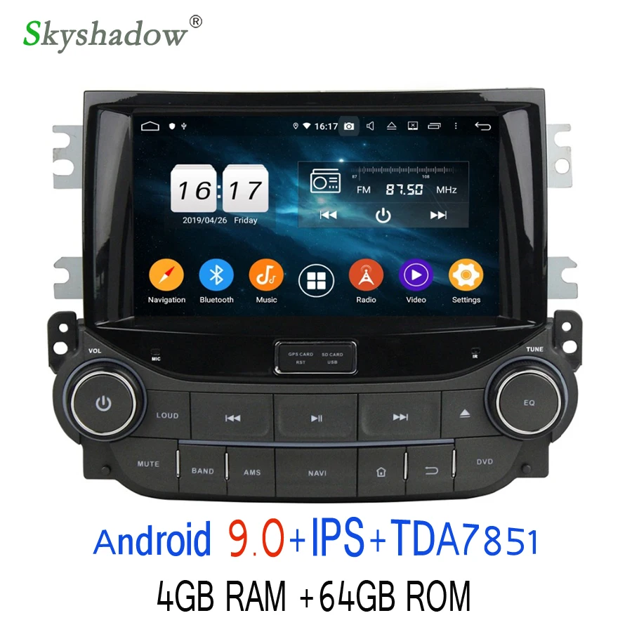 Flash Deal HD DSP Android 9.0 Octa Core 64GB ROM For Chevrolet Malibu 2013-2015 Car DVD Player Wifi Bluetooth 4.2 RDS RADIO GPS Glonass map 0