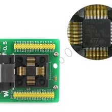 STM8 QFP64 STM8 программируемый адаптер IC тестовая розетка для LQFP64 посылка 0,5 мм Шаг с портом плавания