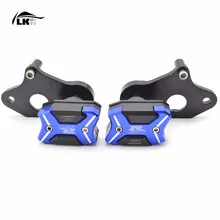 С логотипом GSXR ЧПУ Алюминиевая Рама Краш Колодки Двигатель Случае K11 Sliders Протектор Для Suzuki GSXR600 GSXR750 K6 K8 2006-2014 2007