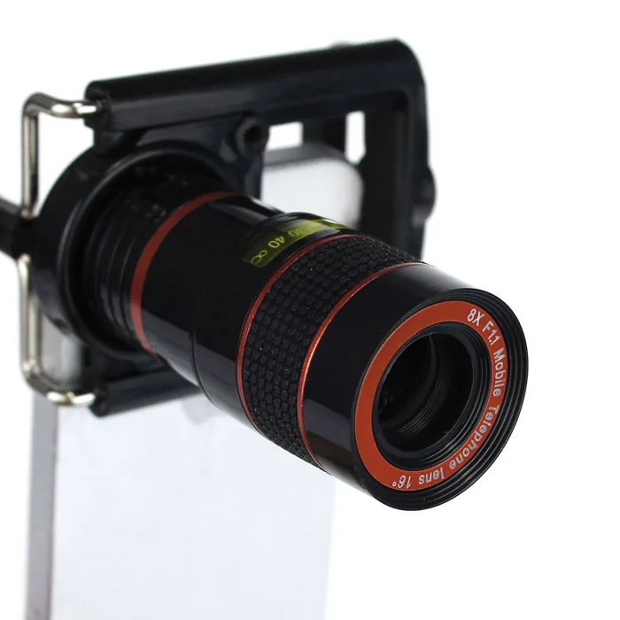 bilder für Super Makro-objektiv 8 x Zoom Teleskop Universal-handy-objektiv Kamera mit Halter für iPhone Samsung Galaxy HTC Nokia bilder für Super Makro-objektiv 8 x Zoom Teleskop Universal-handy-objektiv Kamera mit Halter für iPhone Samsung Galaxy HTC Nokia