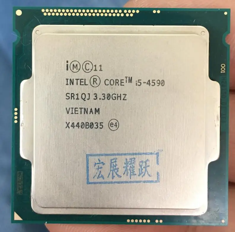 Процессор Intel Core I5 4590 LGA1150 22 нанометра двухъядерный 100% рабочий процессор для