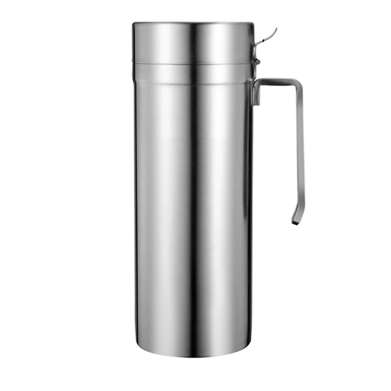 Large 304 Stainless Steel Olive Oil Oiler Kitchen Soy Sauce Pourer Seasoning Bottle Condiment Storage Container Jar Cooking Tool