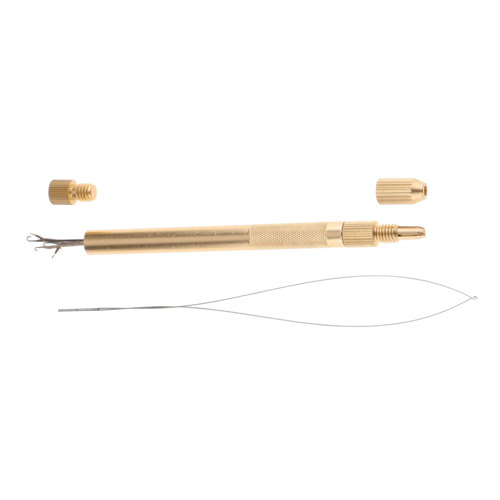 Ventilating Latch Pulling Hook Needles + Holder Kit for DIY Lace Wig Hair Extension, Micro Rings Beads Link Threader