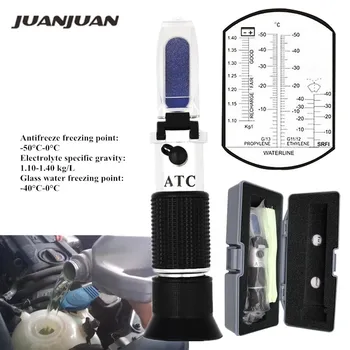 

Retail Box Glycol Refractometer Car 1.10-1.40sg Antifreeze Battery Acid Engine Coolant Tester Tool Auto Optical Instruments