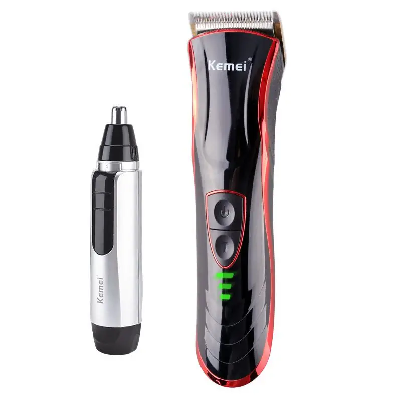 

Top Sale Kemei KM-4002 Men's home professional combo electric hair clipper nose hair clipper