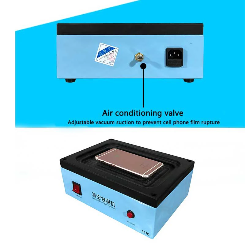 Мобильный телефон вакуумный конверт машина для телефона задняя крышка конверт для iPhone samsung Все модели смартфонов инструмент для ремонта тепла