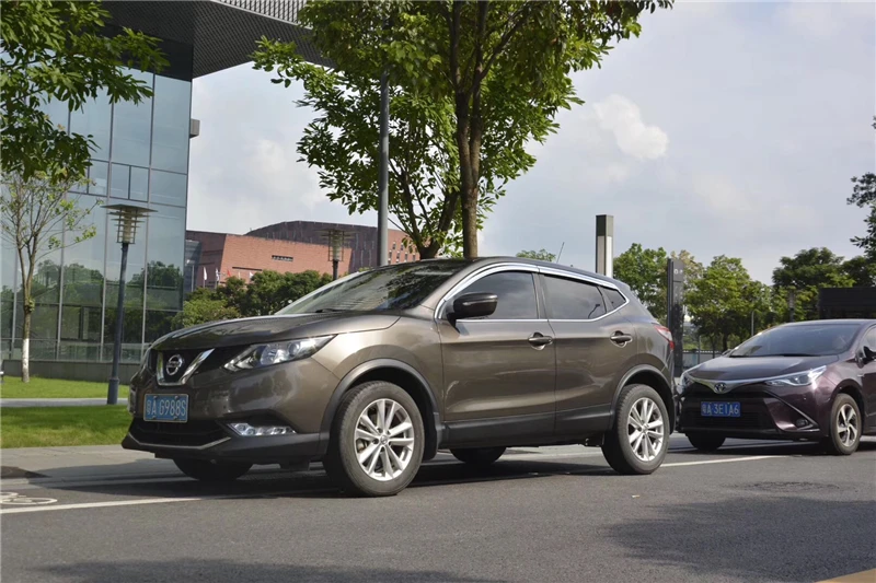 Использовать для Nissan Qashqai окно козырек 17 18 19 лет окна сторона Солнце Дождь защитный чехол гальванические аксессуары