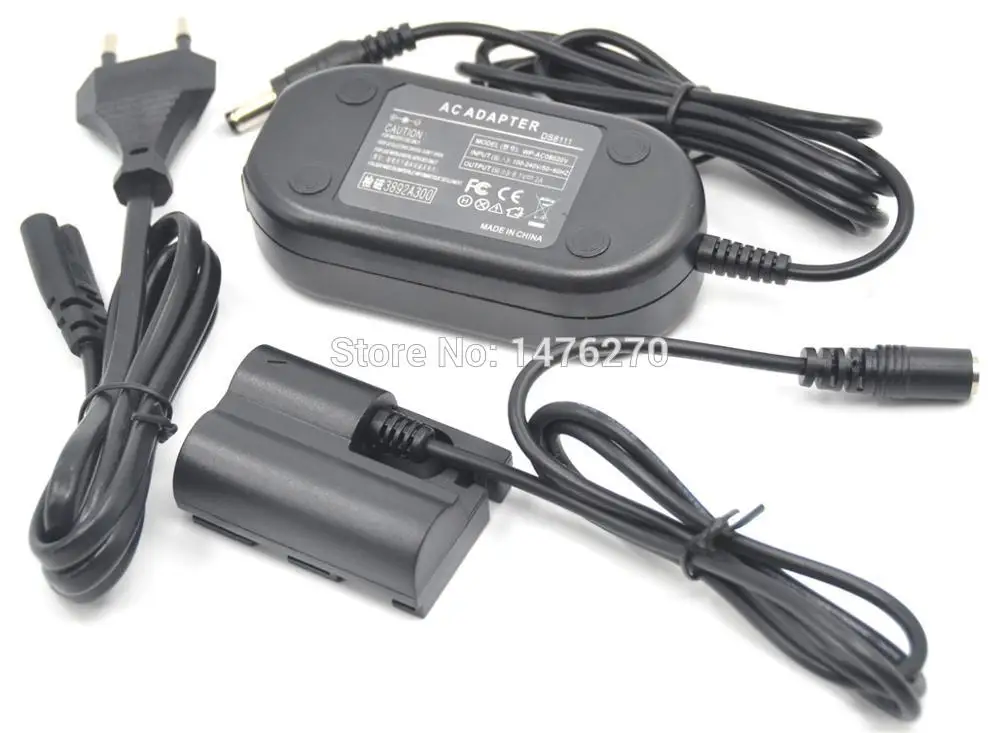 ACK E2 AC Power Adapter charger+DR 400 DR E2 DC Coupler BP511 BP 511