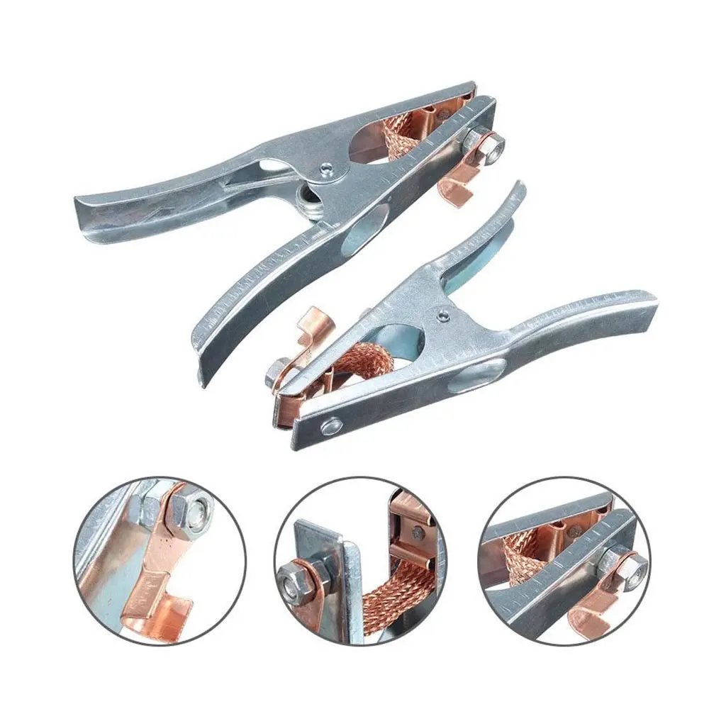 300Amp Arc Welding Ground Clamp Earth Ground Copper Grip Clip Clamp and Cable 23Feet 7m