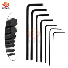 7 шт./компл. 0,7-3 мм Шестигранная ручка ключ, дюймовый стандарт Отвертка Набор бит комплект для электрического шуруповерта ручной инструмент без магнитной износостойкие