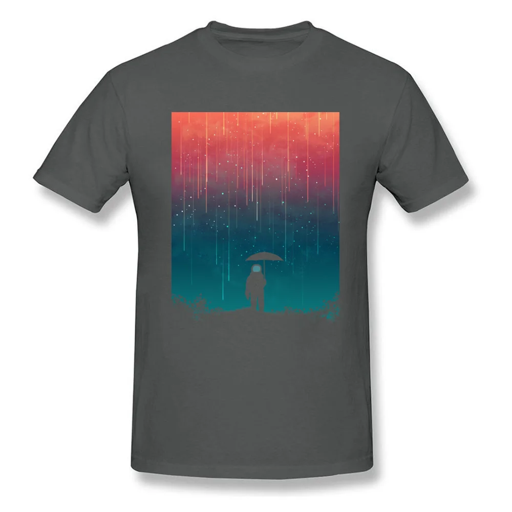 Cosmic downpour Round Neck Tshirts Labor Day Tops & Tees Short Sleeve Fashion Pure Cotton Casual Tee Shirt Design Man Cosmic downpour carbon