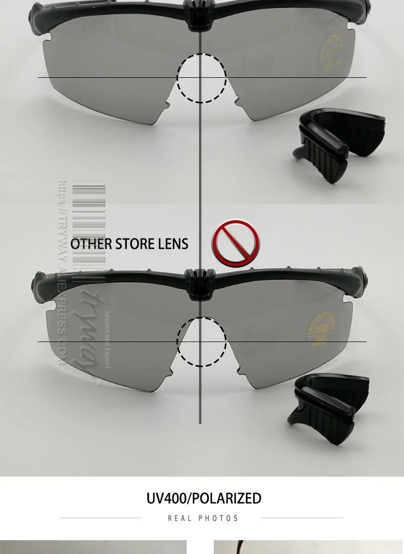 Наружные фотохромные солнцезащитные очки 3,0 Баллистические поляризационные очки защитные Тактические Военные очки Пейнтбол Стрельба gafas