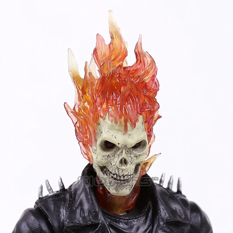 Marvel Ghost Rider Johnny Blaze ПВХ фигурка Коллекционная модель игрушки 23 см