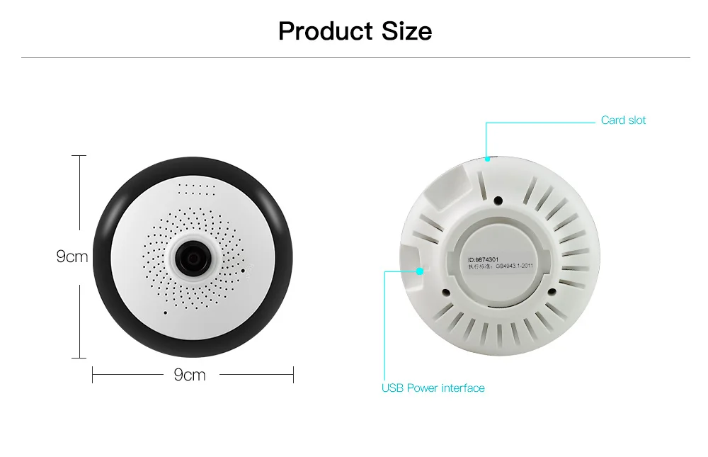 wifi wireless Panoramic Security IP Camera (12)