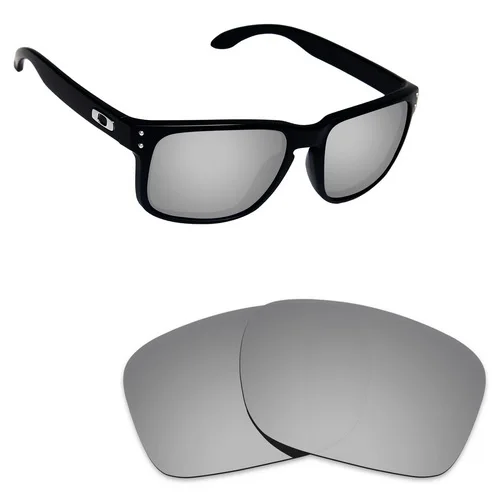 Metallic Silver ToughAsNails поляризованные Сменные линзы для Оукли Holbrook рамки-сортов - Цвет линз: Metallic Silver
