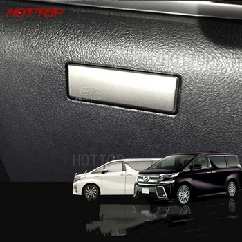 

TopUnion Copilot Glove Storage Box Handle Sequins Decoration Cover Trim For Toyota Alphard Vellfire 2016 2017 2018