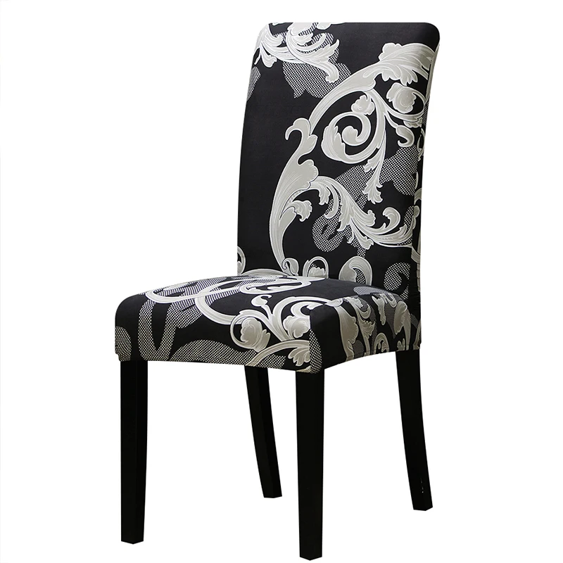 Принт стул в цветочек чехол SpandexArm чехлы для стульев стрейч вращающийся Лифт покрытия для офисных стульев для домашнего банкета отеля
