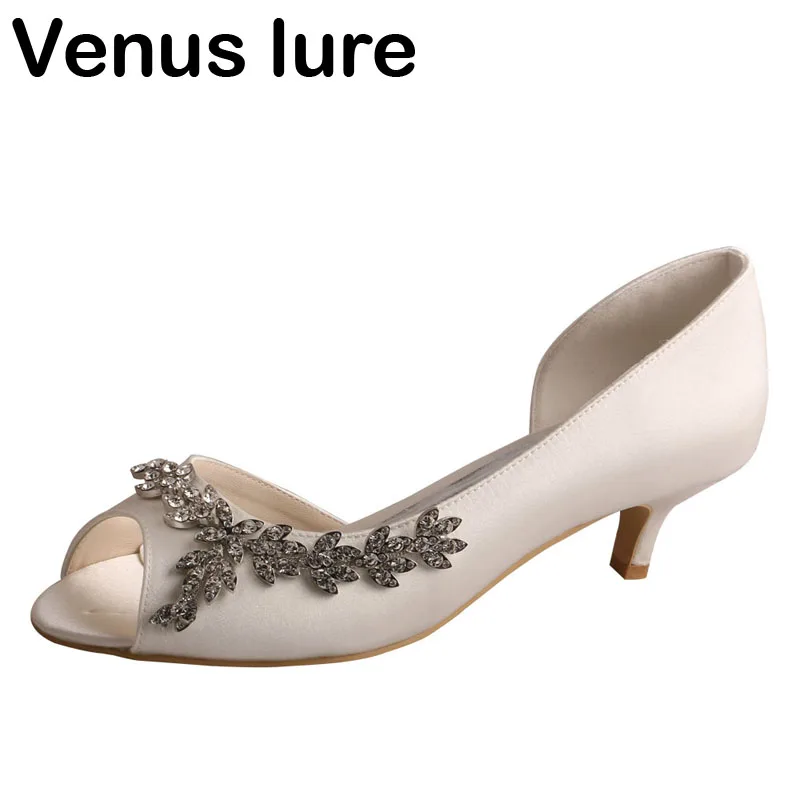 low heel shoes for bride
