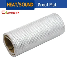 Cawanerl 50 см X 100 см автомобильный корпус звук щит теплоизоляция Deadener омертвевающий материал коврик алюминиевая фольга самоклеющиеся
