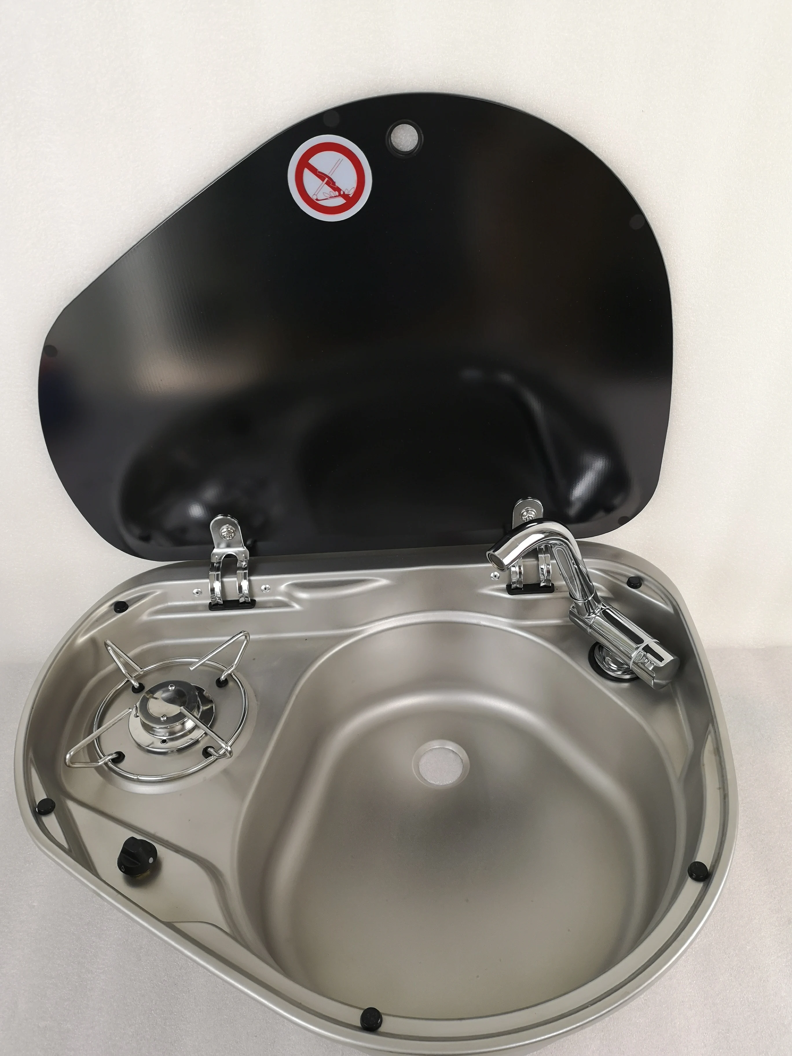 Boat Caravan Rv Lpg Gas Burner Stove Hob And Sink Combo With