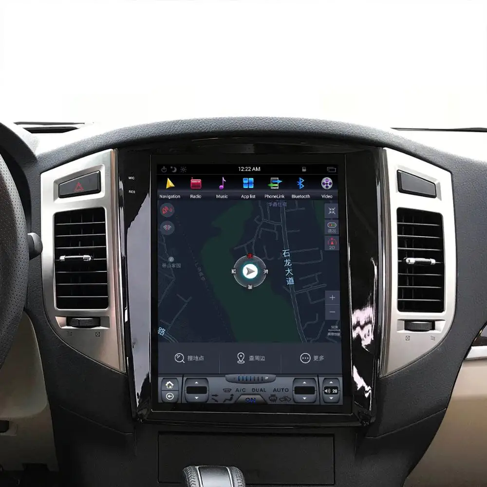 Perfect Tesla style Android 9 car GPS navigation for Mitsubishi Pajero V97 V93 Shogun Montero 2006+ auto radio head unit tape recorder 3 Perfect Tesla style Android 9 car GPS navigation for Mitsubishi Pajero V97 V93 Shogun Montero 2006+ auto radio head unit tape recorder 3