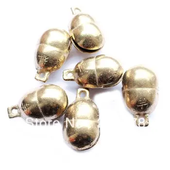 

NBB412 lovely beans brass bells 3#,45x32mm,10pcs lot, groundnuts windbells,best offer golden metal beads
