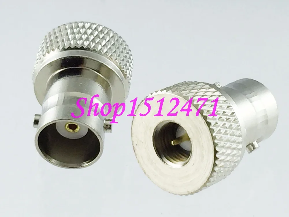 

1pce Adapter BNC female jack to SMA male plug nickel plating RF antenna radio